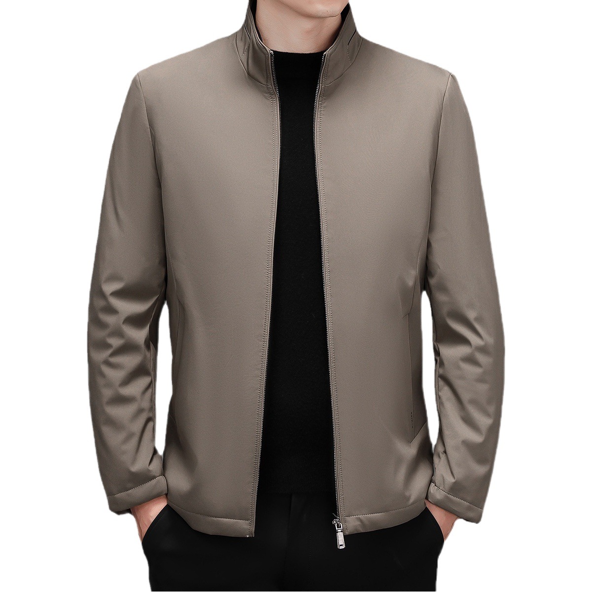 Nuevo Otoño e Invierno de los nuevos hombres abajo Chaqueta de algodón chaqueta casual de los hombres chaqueta casual top
