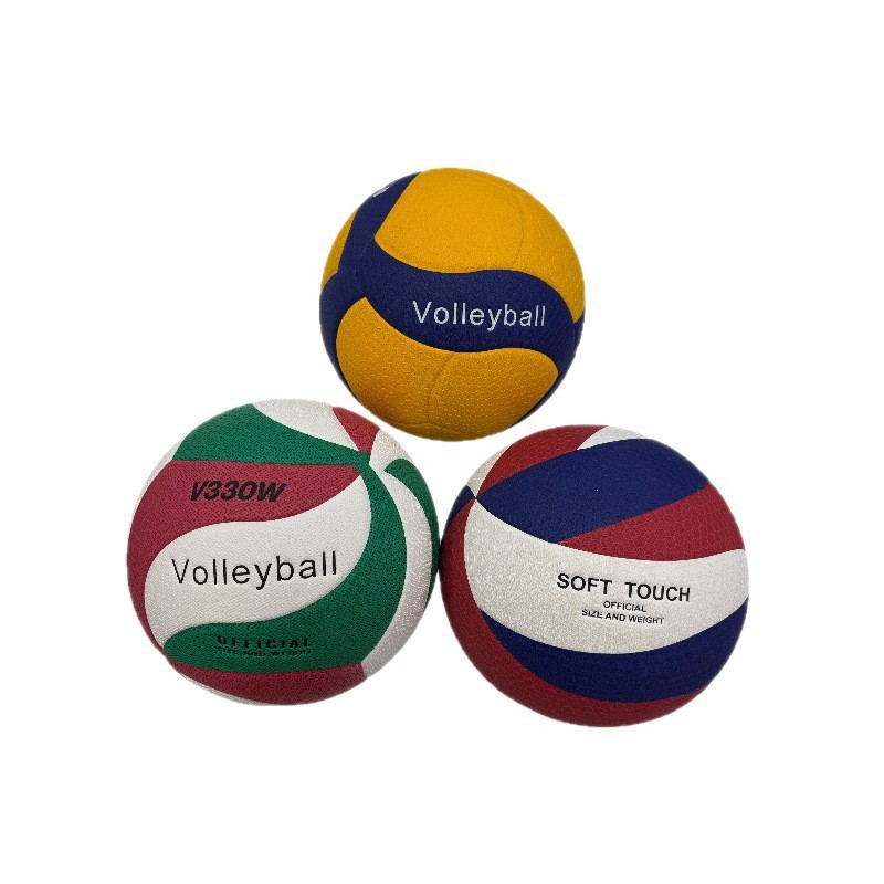Hot Selling Volleyball V200W Indoor and Outdoor Competition No. 5 Flvb Volleyball Association Certified Competition Pu Sweat-Absorbent Volleyball One Piece Batch