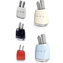 现货意大利SMEG斯麦格全套刀具套装七件套厨房家用欧式不锈钢刀具