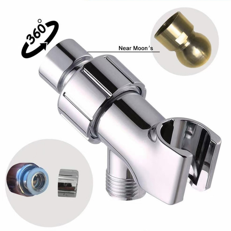 Cross-border shower handheld shower fixed base American bracket bath nozzle accessories copper ball seat cross bar hanger Cross-border shower handheld shower fixed base American bracket bath nozzle accessories copper ball seat cross bar hanger