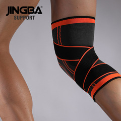 JINGBA Sports Knee Pads Adult Pressurized Anti-Slip Outdoor Football Cycling Basketball Running Protective Gear Manufacturer Wholesale