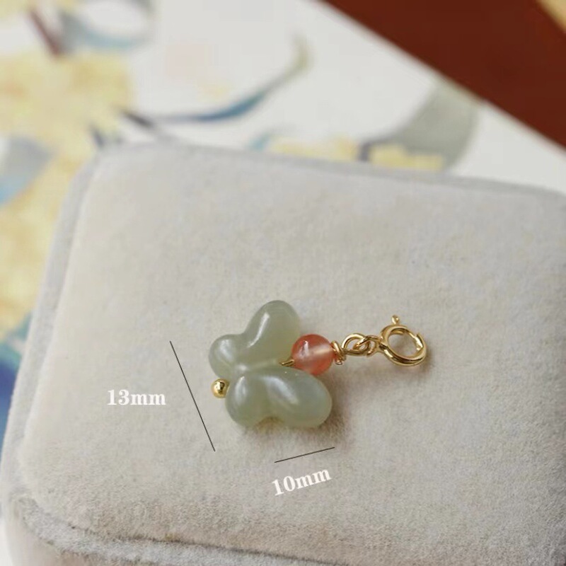 卸売り天然玉小提溜diyブレスレット手と田玉小ペンダントアクセサリー925銀万はペンダントできる|undefined