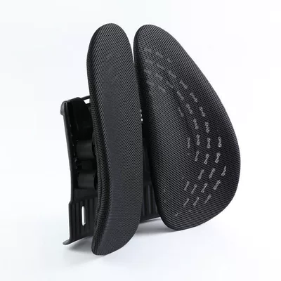 Mr. Rou's Ergonomic Lumbar Support Office Lumbar Cushion Summer Driver's Seat Car Lumbar Pillow Car Lumbar Support (Waist support) - r-02cb-black-the-product-does-not-support-trial-use
