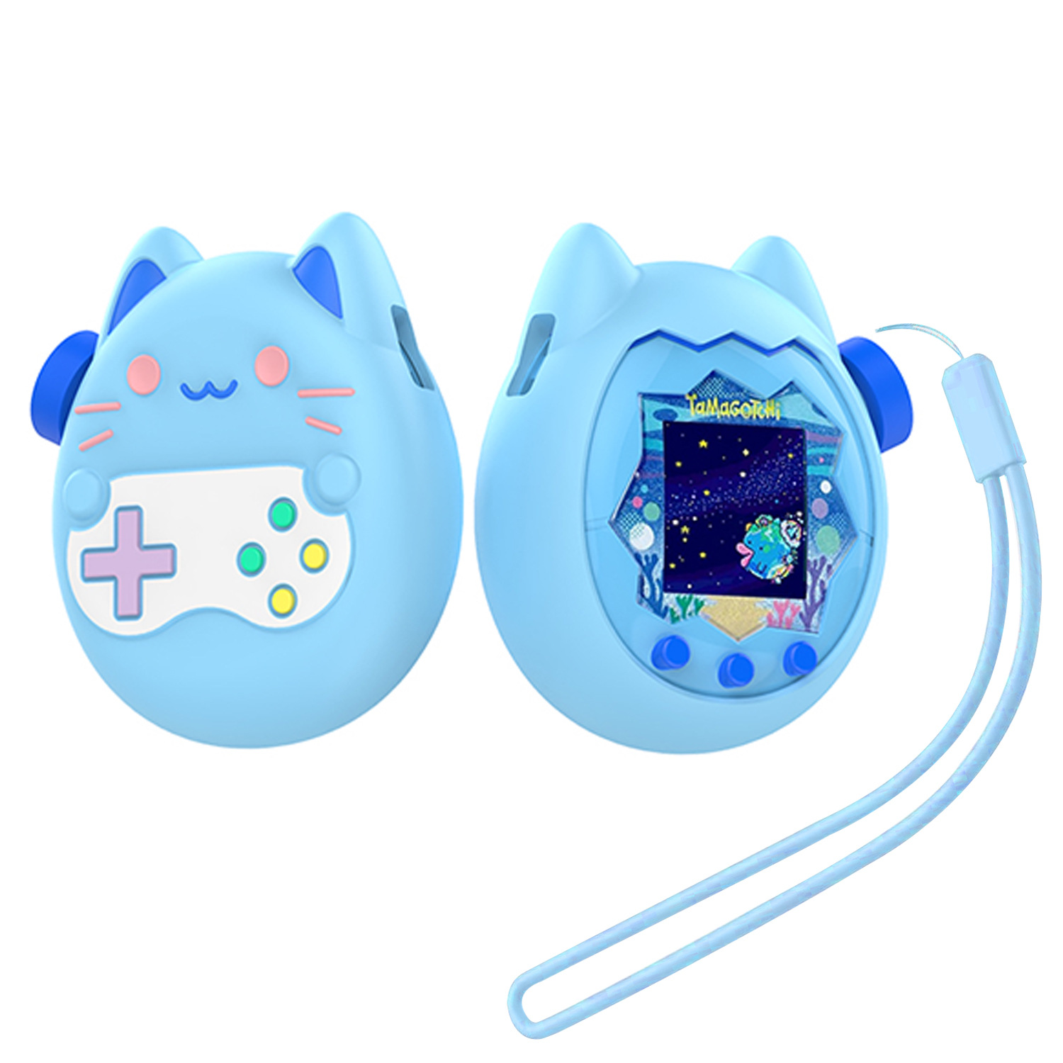 적용 타마가자 환락원 보호세트 전팩 액상 실리콘 tamagotchi 환락원 보호세트