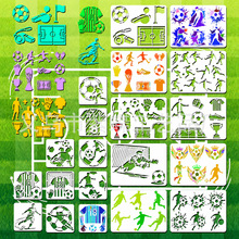 跨境爆款DIY墙饰涂鸦创意手工镂空绘画模版儿童益智玩具现货批发