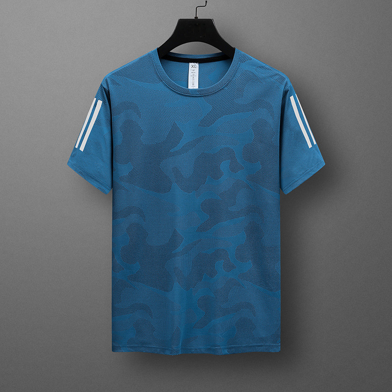 Summer ultra thin breathable quick dry elastic T-shirt for leisure