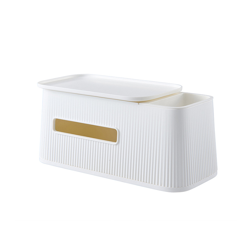 Caja de pañuelos mesa de centro de sala de estar para el hogar escritorio de alta gama, lujo ligero, caja de bombeo de almacenamiento de control remoto de dormitorio multifuncional de alta gama