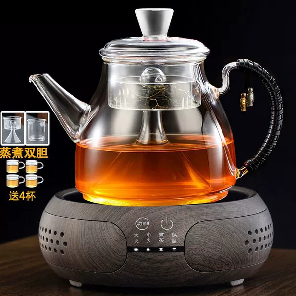 Tangle C style steaming kettle + ebony drum type stove