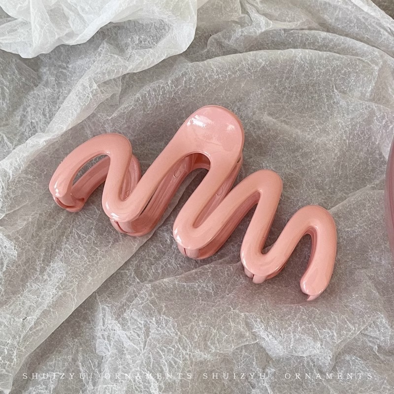 Horquilla de Maillard, pinza de agarre grande de acrílico, volumen de cabello femenino, pinza de tiburón de felpa de alta calidad, horquilla, accesorios para el cabello