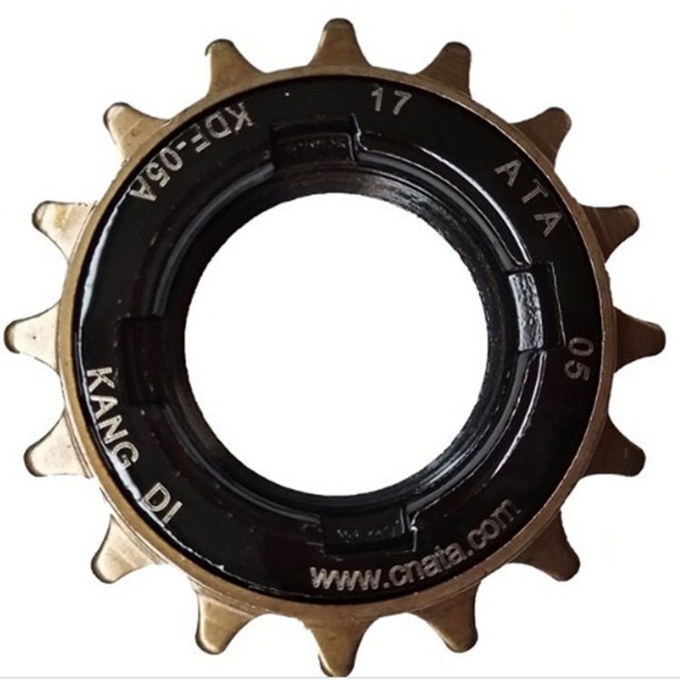Rueda de vuelo de una sola velocidad de bicicleta Rueda de vuelo de una sola velocidad Rueda de vuelo de una sola pieza Bicicleta de montaña de 16 dientes Volante de dientes completos Accesorios de una sola pieza activa bidireccional
