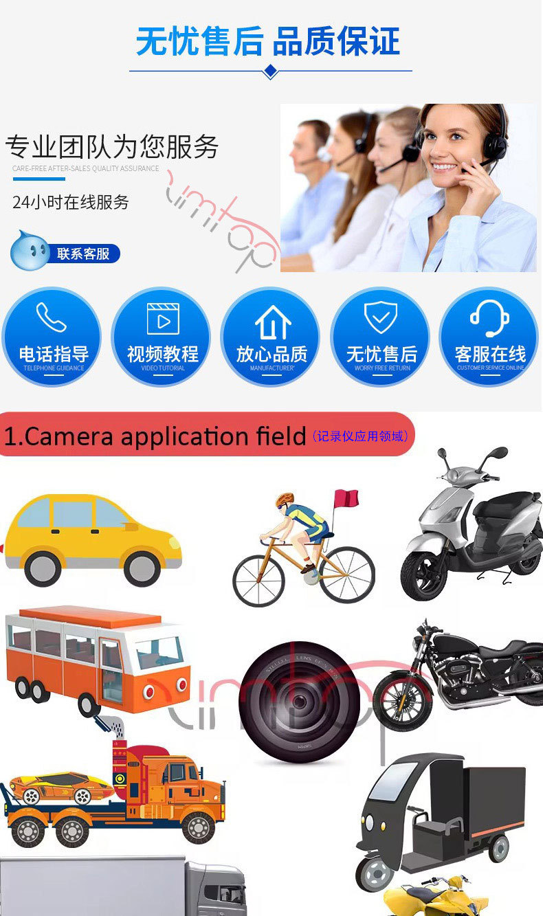 Motorcycle driving recorder HD wireless dual lens intelligent car machine 2K screen navigation carplay