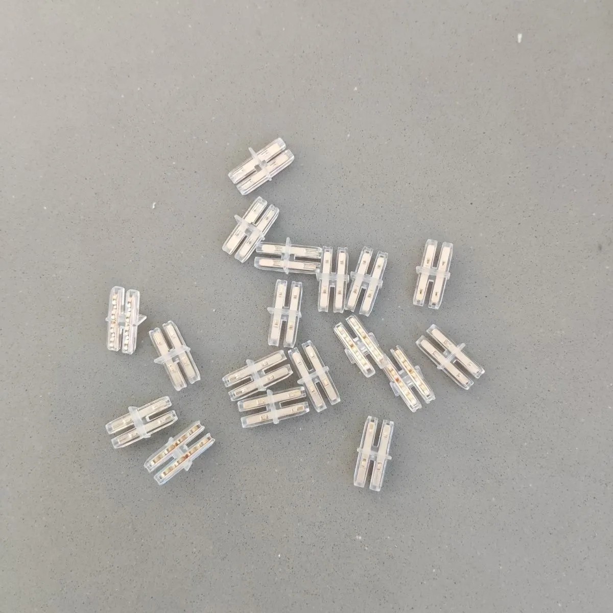 LED wardrobe lamp extension connector 10mm line lamp welding-free crystal connector hard light bar PC board to board connector