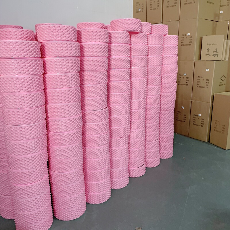 升级款瑜伽轮3D浮点按摩轮后弯开背达摩轮初学者普拉提圈辅助滚轮|undefined