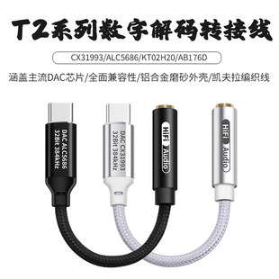 FRANSUN T2ϵ�Д����D�Ӿ�Type-C�D3.5mm���C��a���֙CDACСβ��