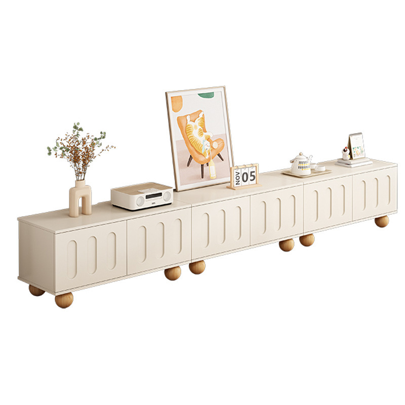 Estilo crema TV gabinete moderno minimalista sala de estar armario hogar pequeño apartamento Mesa dormitorio piso TV gabinete