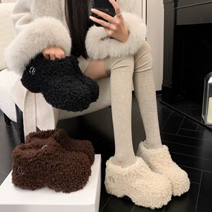 8cm��׃��������ë������Ь�����۲���Ů����ůëë��Ьѩ��Ь
