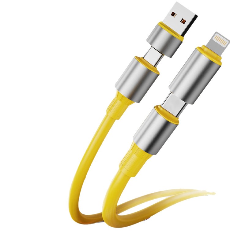 Weike 240W 携帯電話データケーブル 4-in-1 超高速充電 Apple Huawei typec 充電ケーブル卸売に適しています|undefined