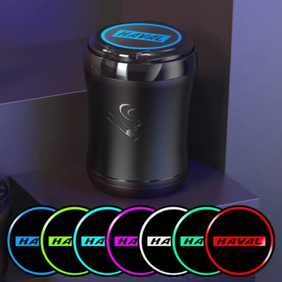 Ashtray with Touch-Controlled Seven-Color Led | Car ashtray - harvard