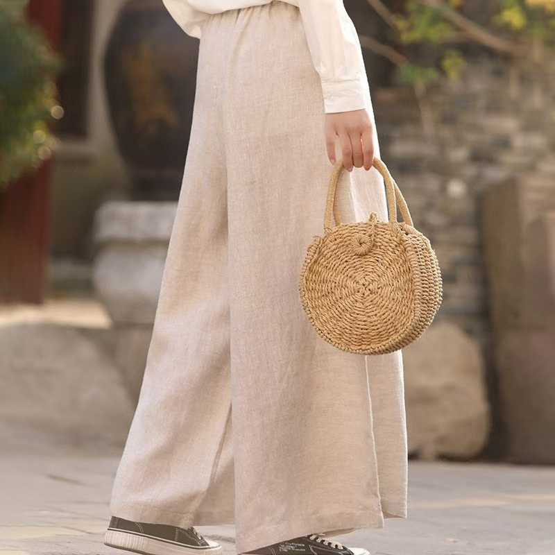 夏と秋のキュロット、女性用の薄いズボン、多用途の女性用ズボン、ワイドレッグパンツ、カジュアルなテンセルの涼しくて涼しい大きいサイズの女性用ズボン|undefined