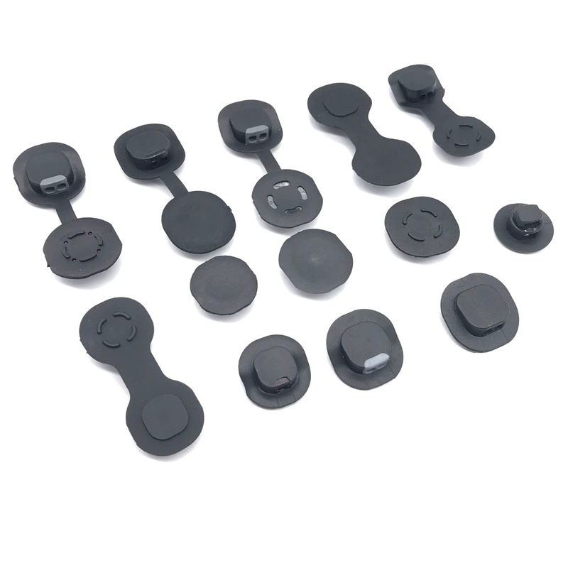 Фабрика в наличии оптом ТПУ материал двухцветная Пряжка для веревки термоклей невидимая пуговица пуховик эластичная пряжка