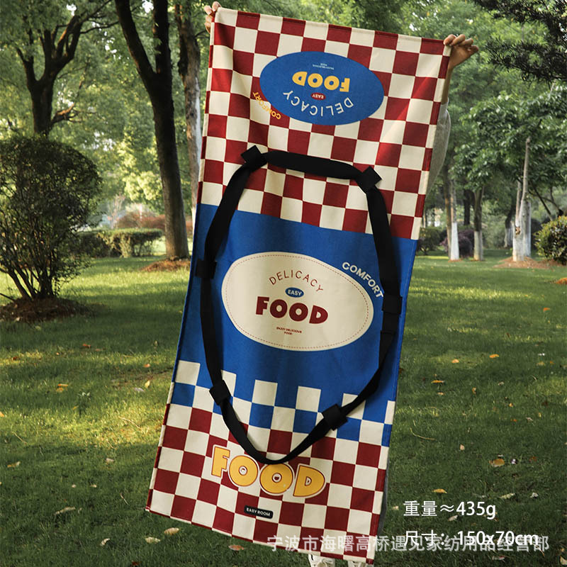 Плоская сумка для покупок Gourmet с ковриком для пикника