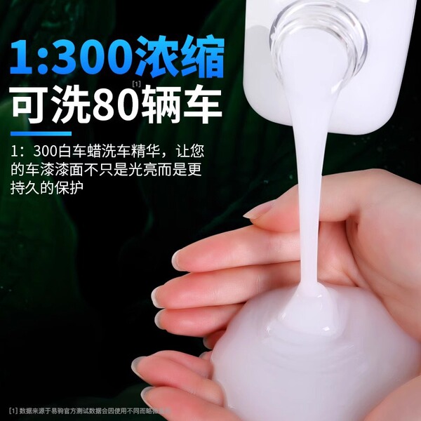 White car washing solution Special water wax