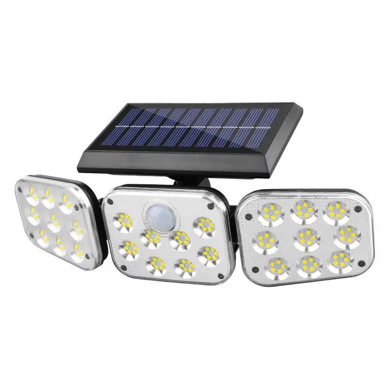 lámpara solar de pared multigrotación dividida lámpara de calle impermeable villa patio inducción del cuerpo humano lámpara de iluminación de carretera