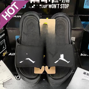 [aj Slippers Putian Chunyuan] Men's Velcro Sandals Basketball Outdoor Couple Seaside Slippers