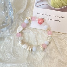 草莓生酪多巴胺手串马卡龙超仙草莓兔子手链女高级感百搭闺蜜手饰