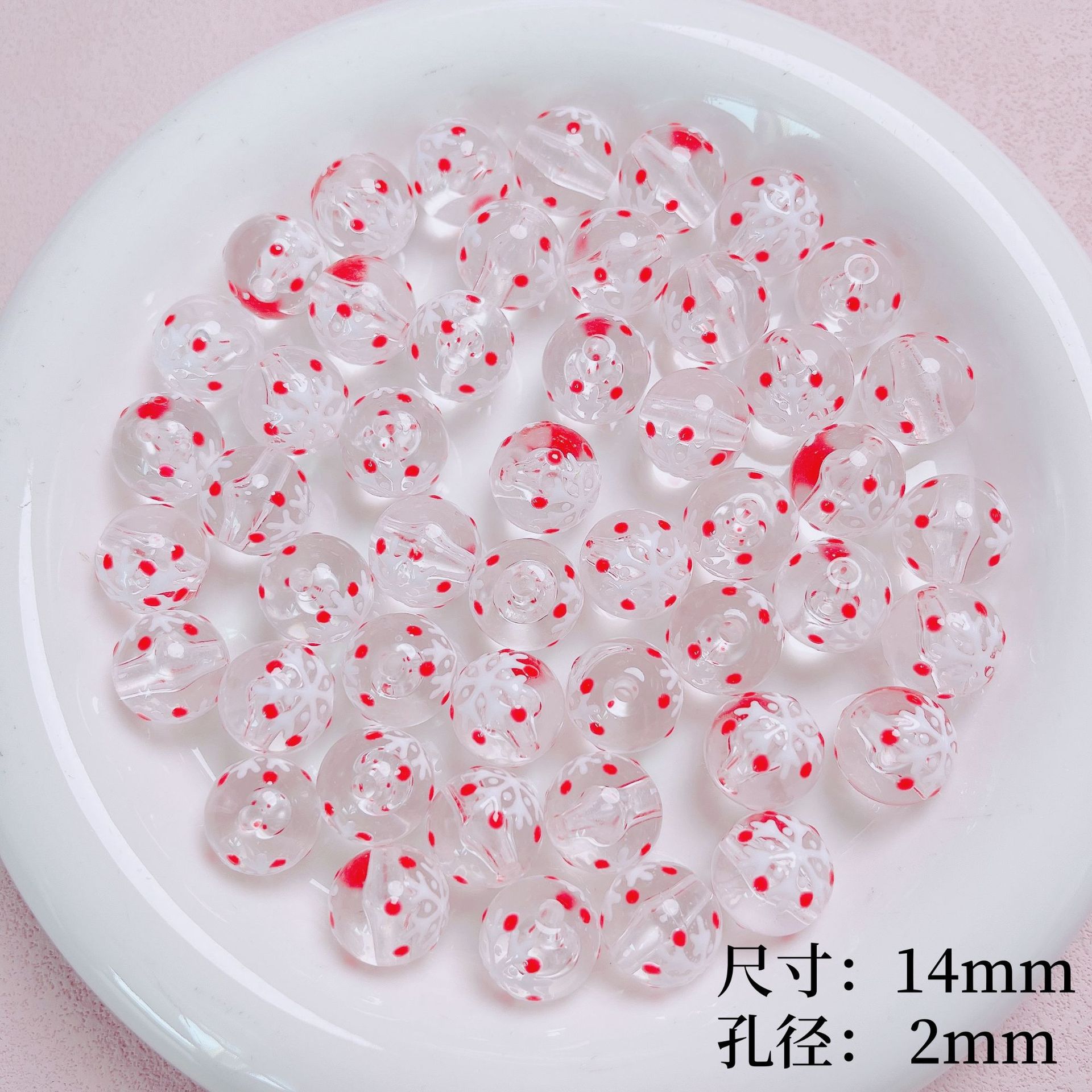 Fruit Pattern 10 PCS/Package Arylic Fruit Beaded Beads