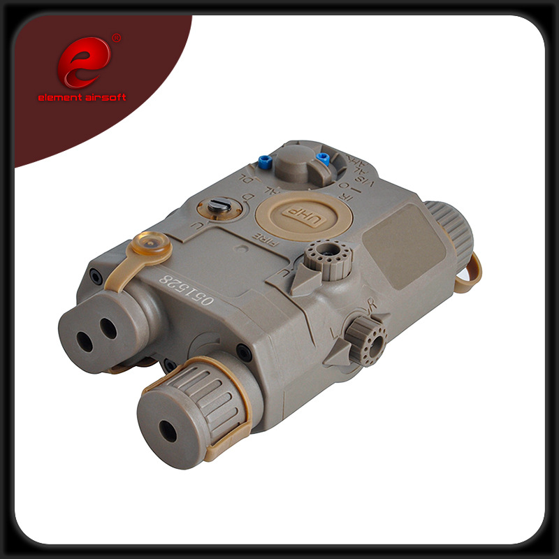 元素 PEQ15無功能外觀版電池盒LED燈功能盒紅綠鐳激光電池盒模型