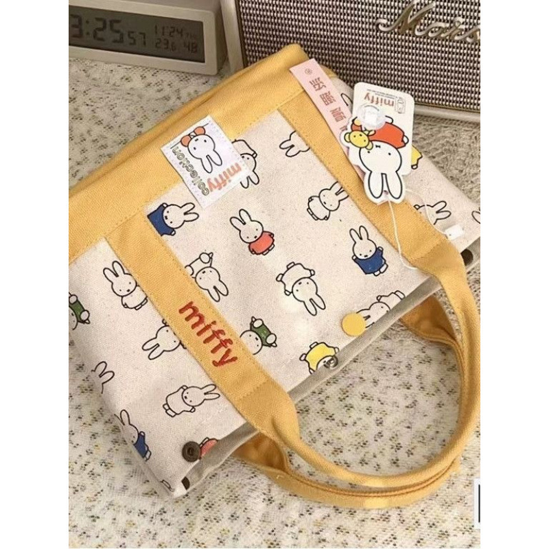 お出かけハンドバッグ サラリーマンハンドバッグ 女性うさぎ年 うさぎ刺繍 和風かわいいキャンバスバッグ ママランチバッグ|undefined