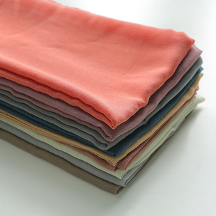 Solid Color Imitation Cotton and Linen Travel Scarf for Women, Single Color Gauze Scarf, Sun Protection Thin Silk Scarf, Warm Scarf, Shawl Gift