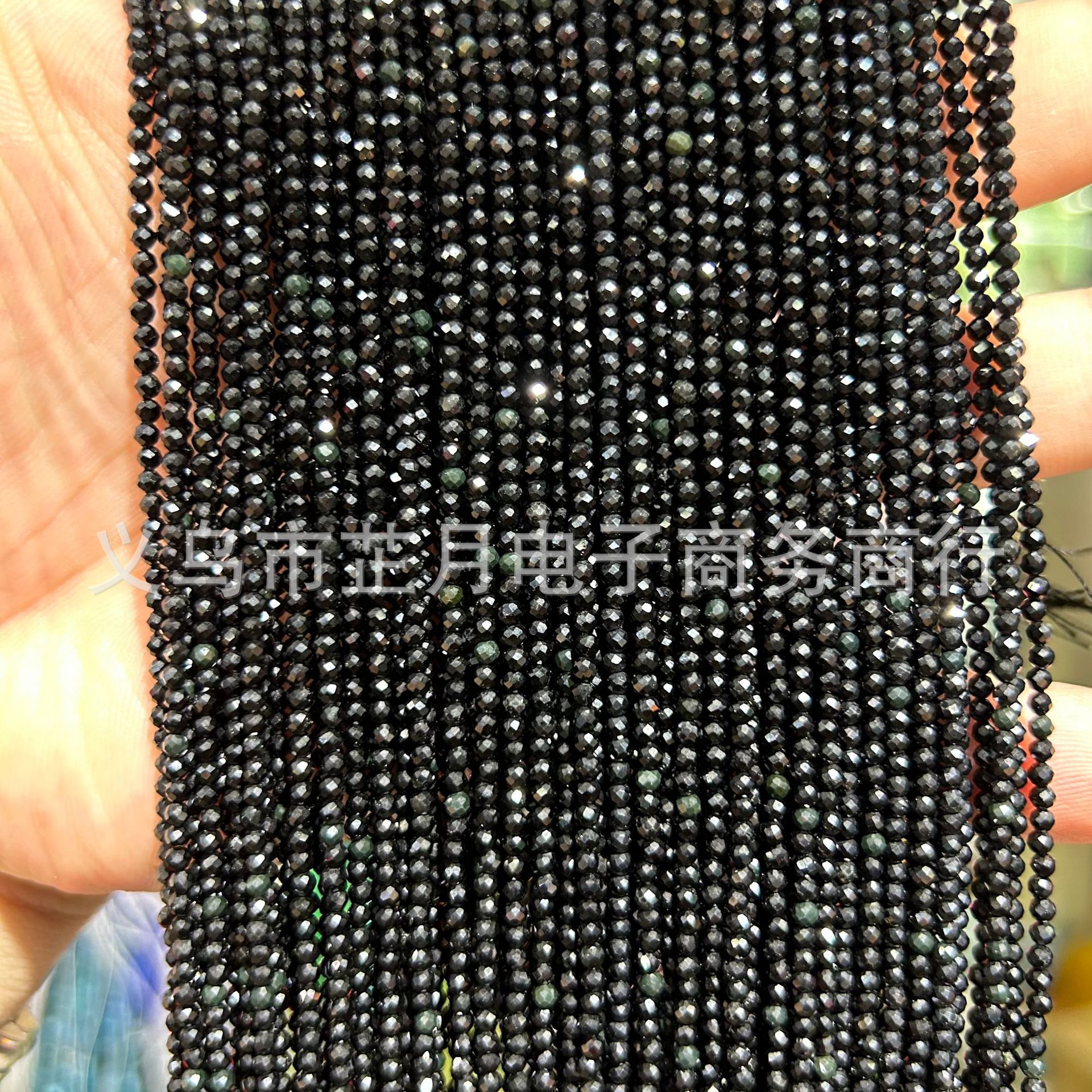 Pequeñas cuentas 2mm3mm4mm facetas todo tipo de ágata Cristal de piedra natural granos sueltos DIY joyería pulsera collar