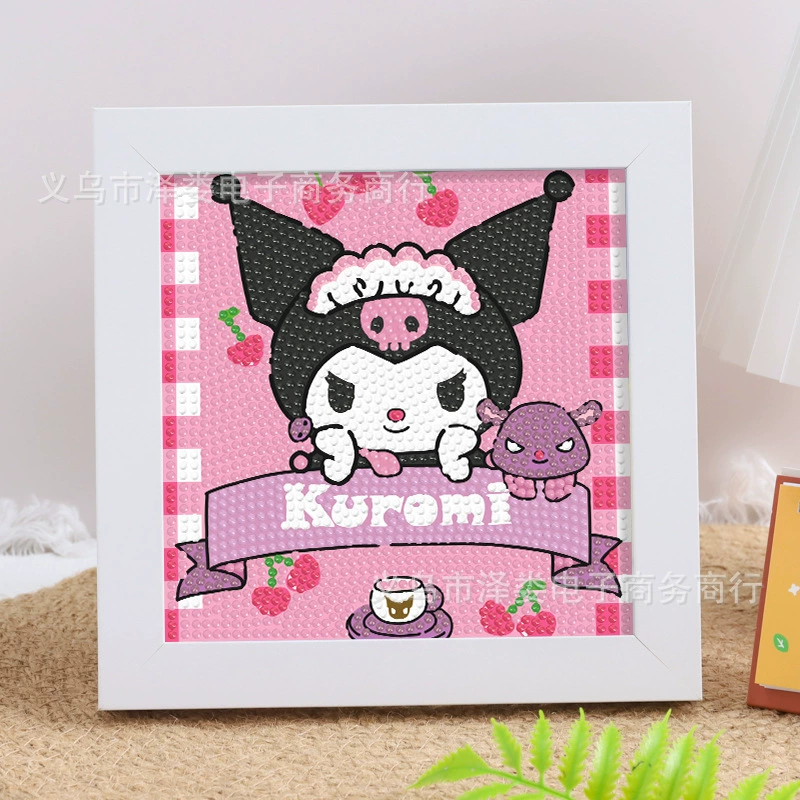 Набор для алмазной вышивки (Sanrio) Пикачу в раме, 17×17 см, комплект для полного стежка DIY