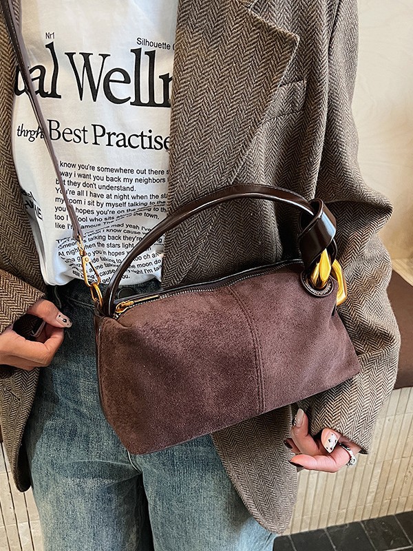 Nueva moda Meirade bolso pequeño bolso de mujer comercio exterior retro versátil bolso de mochila de textura alta bolso de almohada portátil