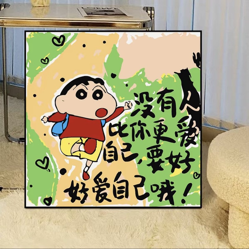宮崎駿デジタル油絵DIY手描きぬりえ夏目友人帳ポニョ二次元アクリル画インスタ風|undefined