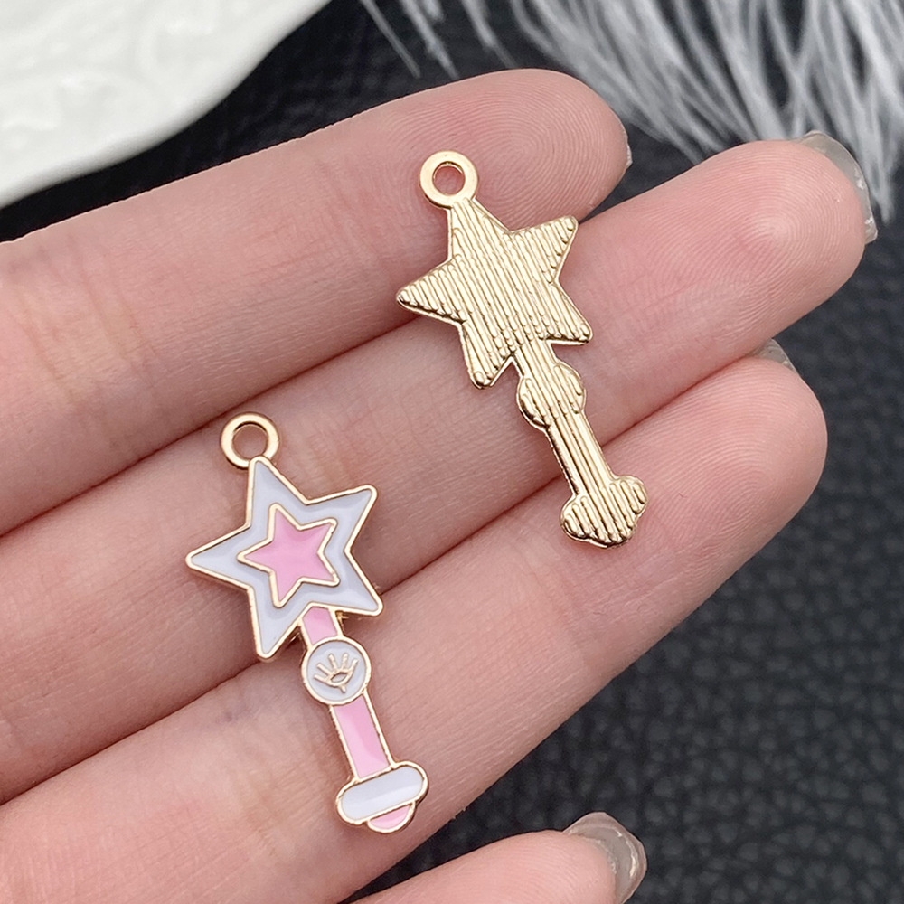 1 varita mágica de animación de aceite de gota rosa 13x28mm - 17513 - 0,8g