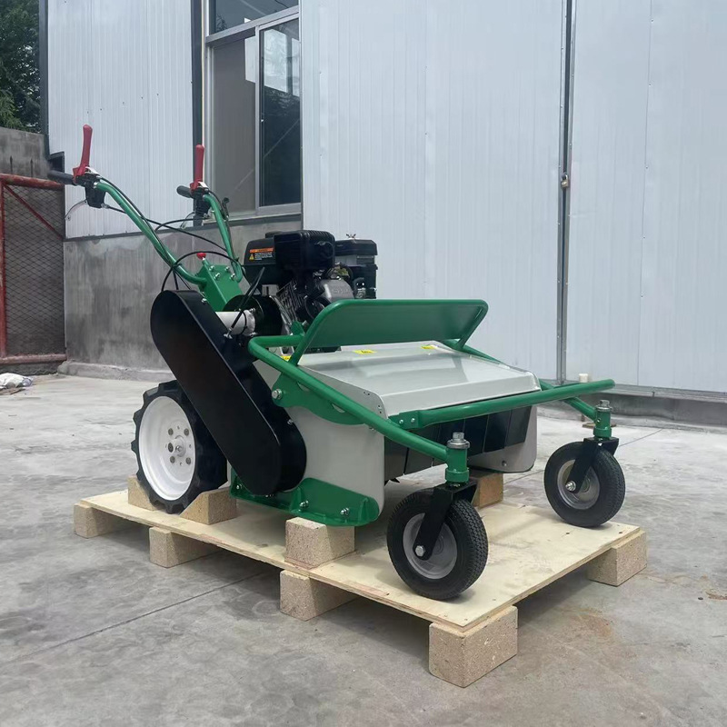 手扶自走式打草机 汽油碎草还田机 果园割草机
