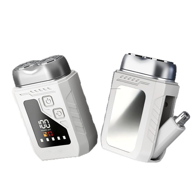 Mini Electric Shaver For Men Multifunctional Beard Trimmer And Nose Hair Trimming Scissors Portable Personal Care Appliance_voghion.com
