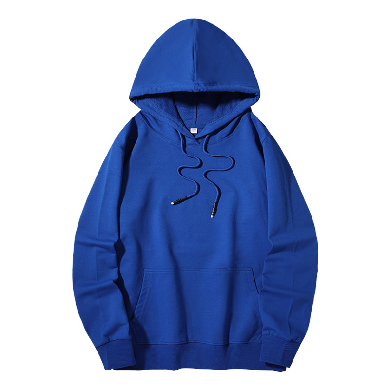 Women's Men's Hoodie Long Sleeve Unisex Hoodies Pocket Casual Simple Style Solid Color display picture 4