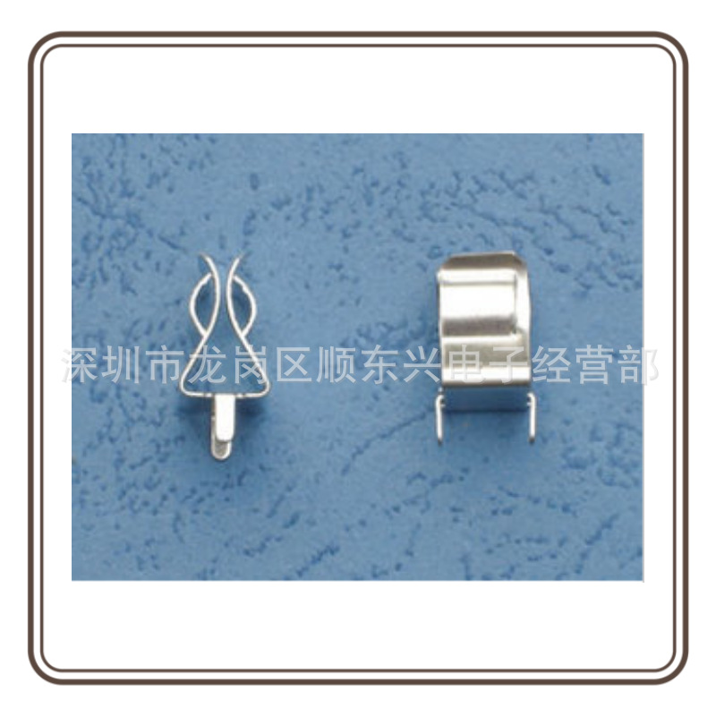 6*30MM 保险丝夹 PCB面板焊接保险丝座子 全铜玻璃管夹 保险盒