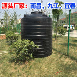 江西赣州厂家直供5吨消防水塔10方加厚PE储罐大容量牛筋水箱立式