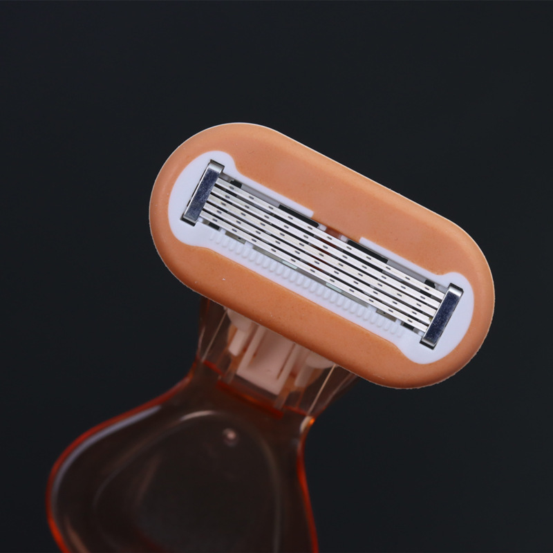 Small Shell Hair Removal Instrument Private Hair Removal Knife Five-Layer Blade Female Manual Razor Shaving Knife Private Parts Spot Wholesale
