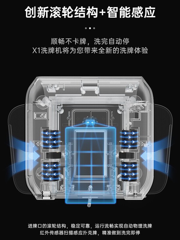 カードシャッター スマート電動カードシャッター トランプメーカーがAmazonに直接販売 テキサスホールド 三国志|undefined