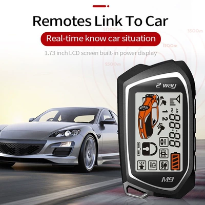 Car anti-theft device, buzzer two-way LCD display