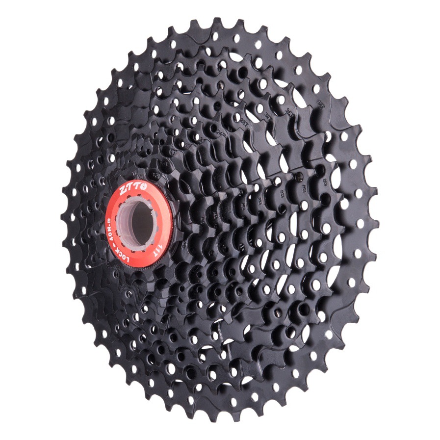 ZTTO bicicleta de montaña volante negro 33 velocidad 11 velocidad 42T cassette volante diente grande volante