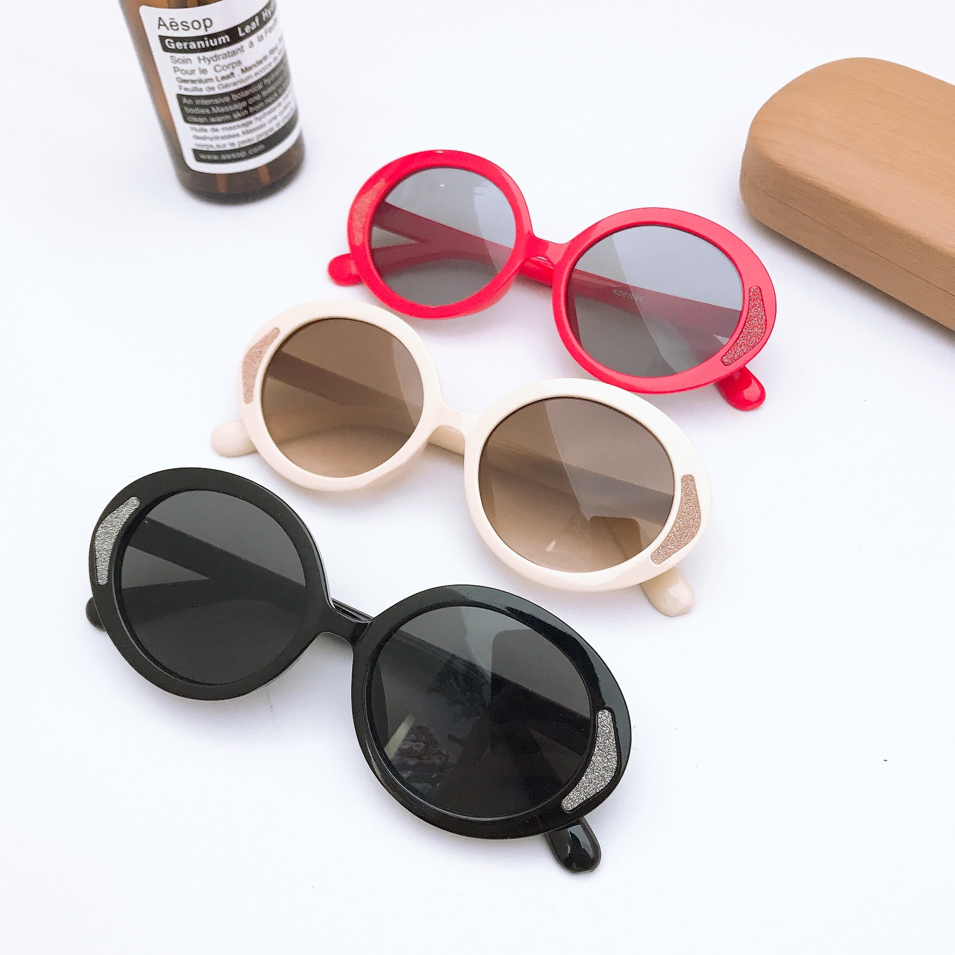 45g Weight Full Frame Glasses Structure Sunglasses Classification Ac, UV400 Protection Lens Material Oval Frame Glasses Style Travel, Daily Occasion Solid Color Pattern All Seasons Season Children Unisex Gender Basic Style Basic Solid Color Ac UV400 Protection Oval Frame Full Frame Kids Sunglasses 2