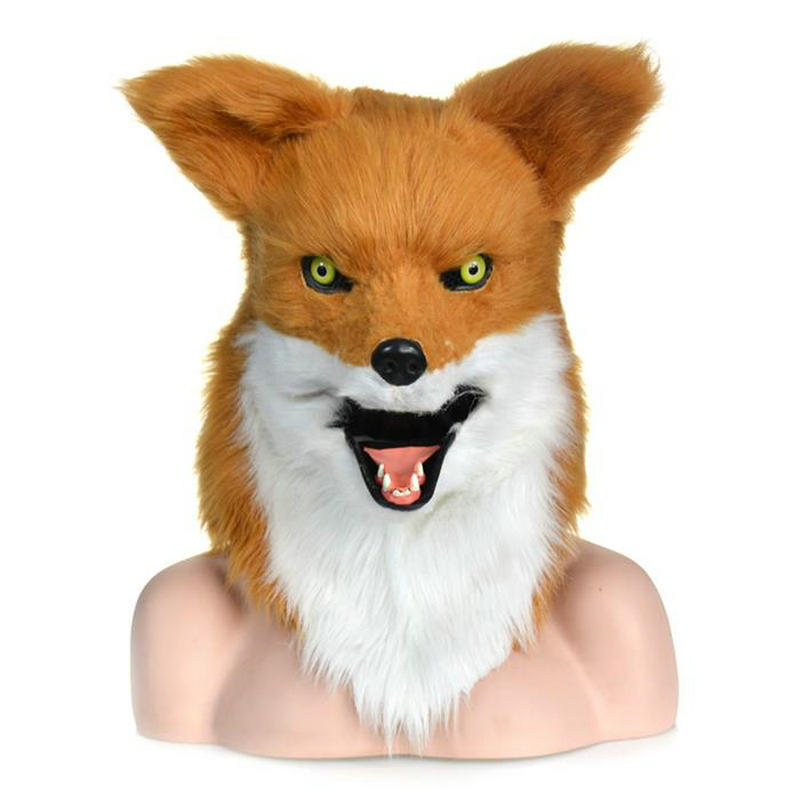 Máscara de cabeza de animal de cara completa Lobo Oso conejo León leopardo fotografía bola rendimiento máscara de película fabricante