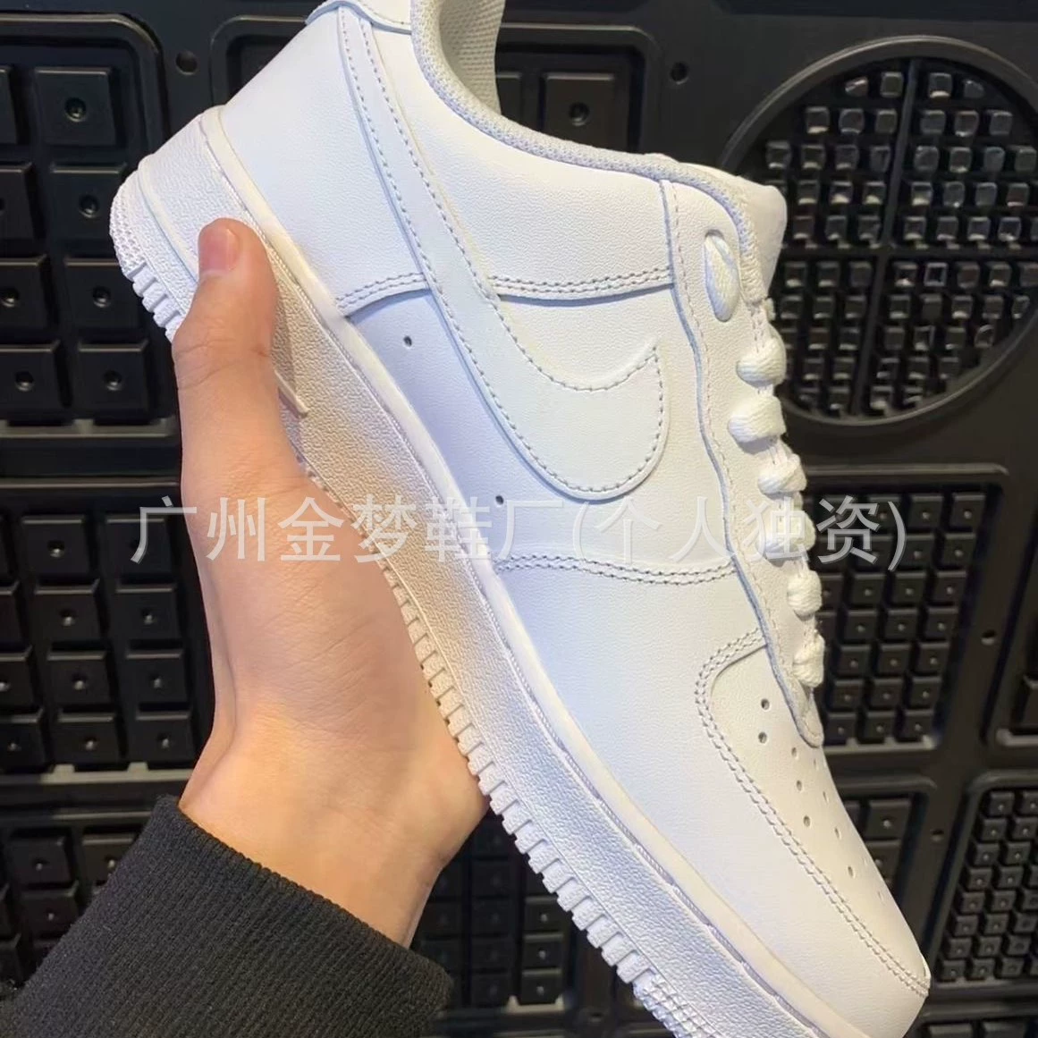 Nike Air Force 1, низкие кожаные кроссовки для мужчин и женщин, белые туфли